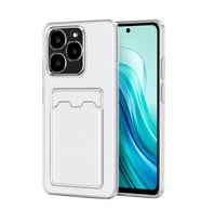 Realme C61 Kılıf Kart Şeffaf Silikon - Şeffaf