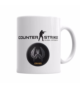 Counter Strike CS GO KARAMBIT KNIFE 2 Kupa Bardak Porselen