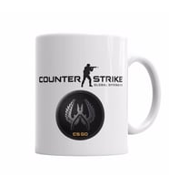 Counter Strike CS GO KARAMBIT KNIFE 2 Kupa Bardak Porselen