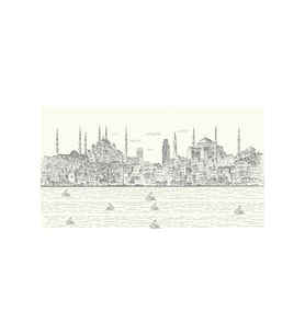 DBSanatevi Istanbul Tepeleri Çizim Tablo 50 X 70 Cm