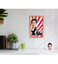 BK Gift Kişiye Özel Godfather Baba Karikatürlü Dekoratif Retro Ahşap Tablo-1