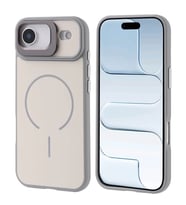 Apple iPhone 17 Air Kılıf M-safe Şarj Özellikli Kamera Standlı Zore Notron Kapak