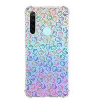 Xiaomi Redmi Note 8 Köşe Korumalı Antişok Kapak Hello Kitty Tasarımlı Şeffaf Silikon Kılıf
