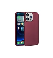 Apple iPhone 15 Pro Uyumlu Kılıf Zore Premier Silikon Kapak (Mürdüm)