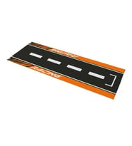 Skm Universal Turuncu Desenli 80 X 220 Cm Kaydırmaz Motosiklet Halısı