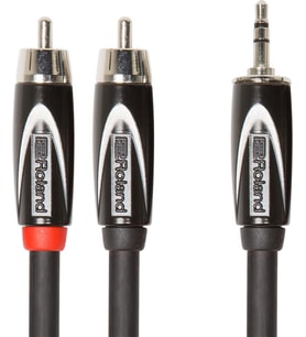 Roland Rcc-5-352Rvr 5Ft/ 1.5M Interconnect Cable, 3.5Mm Trs-Dual Rca