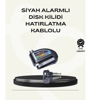 Çift Modlu 110Db Alarmlı Disk Kilidi Suya Dayanıklı