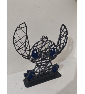 Geometrik 3D Stitch Masaüstü Dekor – Modern Tasarım Özel Baskı
