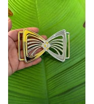11X6 CM PLASTİK GÜMÜŞ RENK FİYONK ÇANTA TOKASI KEMER TOKASI