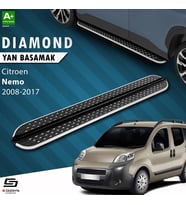 S-Dizayn Citroen Nemo Diamond Krom Yan Basamak 173 Cm 2008-2017