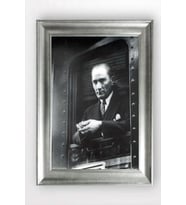 Gümüş Çerçeveli Atatürk Tablo a220