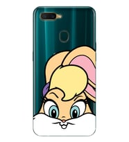 Oppo A5S/AX7/A12 Uyumlu Lola Bunny Desenli Şeffaf Telefon Kılıfı