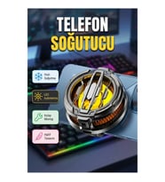 RGB Işıklı Sessiz Fanlı Telefon Soğutucu Aksesuarı