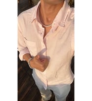 Keten Gömlek Tamamlayıcı Sahil Esintili Krem İnci Erkek Kolyesi