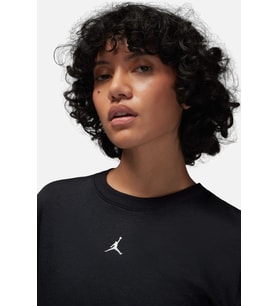 Nike Jordan Diamond Jumpan Women’s Loose Fit Top T-shirt Kadın Bol Kalıp File Detaylı Tişört Beyaz