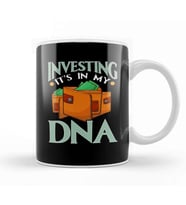 Investing It's In My DNA Cool Financial Investor Kupa Bardak Porselen