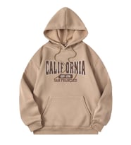 Unisex Suppose Baskılı Sweatshirt (Kahverengi)