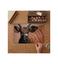 Antilop Hayvanlar Tasarımı 240 parça Ahşap Puzzle Ahşap Kutuda MP06143
