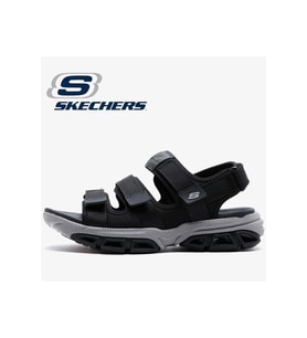 Skechers Atlan-Bodie 210444-BLK Ortopedik Erkek Sandalet