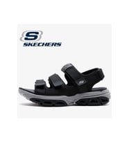 Skechers Atlan-Bodie 210444-BLK Ortopedik Erkek Sandalet
