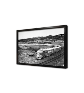 Nostaljik Tren Çerçeveli Mdf Tablo