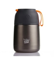 baby plus Vakumlu Çift Taraflı Bebek Mama Saklama Termosu 450 ml