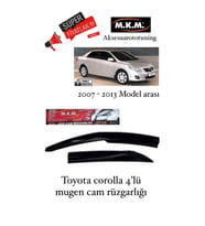 Toyota Corolla 2007-2013 Model Arası 4'Lü Mugen Cam Rüzgarlığı