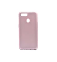 Oppo AX7 Uyumlu Kılıf Zore Premier Silikon Kapak (Rose Gold Altın)