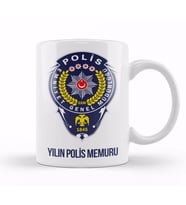 Emniyet Polisi Polise Hediye Kupa Bardak Porselen