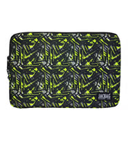Jacbag Sarı Geometrik A4 Evrak Notebook ve Tablet Taşıma Çantası/Kılıfı (Çok Renkli)