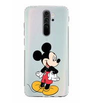 Xiaomi Redmi Note 8 Pro  Kamera Korumalı Kapak Mickey Mouse Tasarımlı Şeffaf  Kılıf