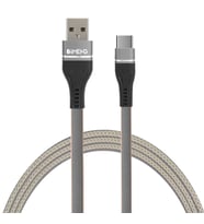 İmeng 3.1A UsbA to Type-C Örgülü Data ve Hızlı Şarj Kablosu ML108 Gri