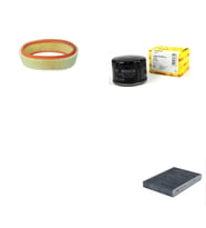 Bosch Filtre Bakım Seti Renault Symbol II 1.4 Benzinli 2008-2012 Hava + Yağ f. + Polen Filtre Filtron