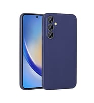 Samsung Galaxy A55 Uyumlu Kılıf Zore Premier Silikon Kapak (Lacivert)