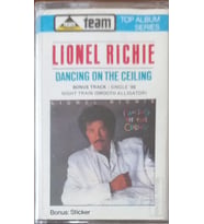 (Plak Değildir KASET tir) Lionel Richie Dancing On The Ceiling Kaset