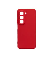 İnfinix Hot 50 4G Kılıf Biye Yumuşak Silikon Case (Kırmızı)