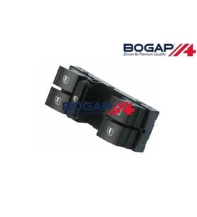 1Z0959858B Cam Açma Anahtarı 4'lü 10 Fiş - Fabia-Roomster 2007-2015 - Octavia 2004-2013 - Yeti 2010-