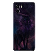 Vivo Y15S Y32 Y33S Y51 Y53S Kılıf Desemli Silikon Black Purple Wolf 1791