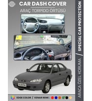 HYUNDAİ ELANTRA (1995-2000) Torpido Örtüsü Ön Panel Halı Torpido Koruma Tam Uyum UV Koruma Kaymaz