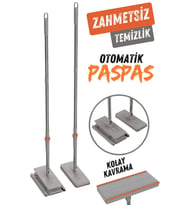 Otomatik Paspas ve Kuru Bezli Mop ile Pratik ve Hızlı Temizlik