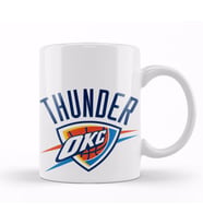 Thunder Okc Logo Kupa Bardak Porselen