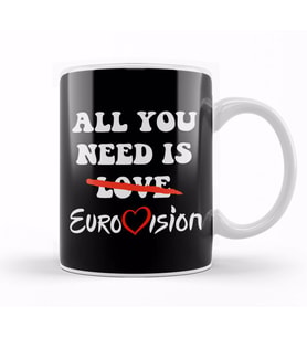 All You Need Is Eurovision Kupa Bardak Porselen