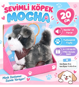 2859 Sevimli Köpek Mocha