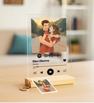 Ghibli Style Efekti Spotify Plak Anahtarlık Hediye (Model 2)