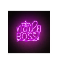 Nail BOSS Yazılı Neon Tabela