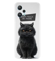 Realme 9 Pro Kılıf Boutique Baskılı Resimli Don't Touch Cat Pcode -011