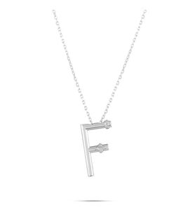 0.05 Karat F Pırlanta Kolye