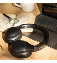 Moodix KO23NB1701 ANC Aktif Gürültü Engelleyicili Katlanabilir Bluetooth Kulaküstü Kulaklık Siyah