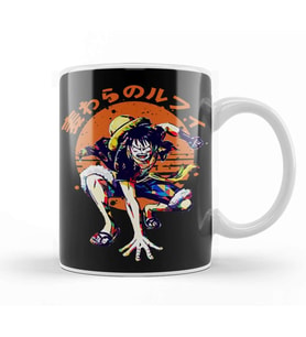 Luffy One Piece Monkey D Luffy Kupa Bardak Porselen