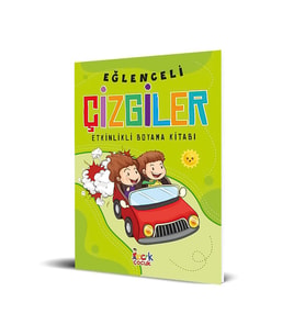 Eğlenceli Çizgiler - Etkinlikli Boyama Kitabı - Bıcırık Çocuk